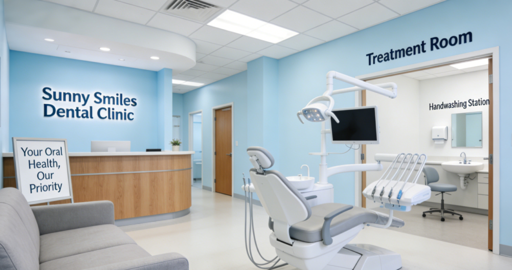 dental clinic design in small space